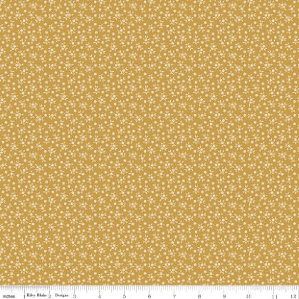 Riley Blake - Worth Repeating - Ditsy, Gold