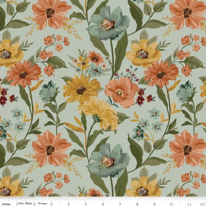 Riley Blake - Worth Repeating - Large Floral, Laurel