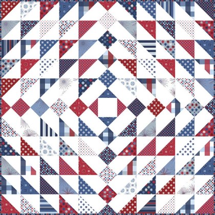 Riley Blake Quilting Pattern - Disperse - by Material Girl Quilts