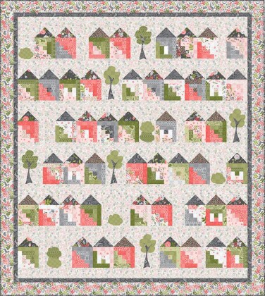 Riley Blake Quilting Pattern - Tiny House Craze - 62' x 69'