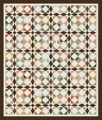 Riley Blake Quilting Pattern - Tumble Quilt - 84' x 99'