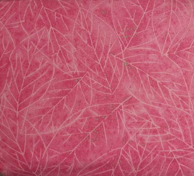 Riverwoods - Falling Leaves Flannel, Pink