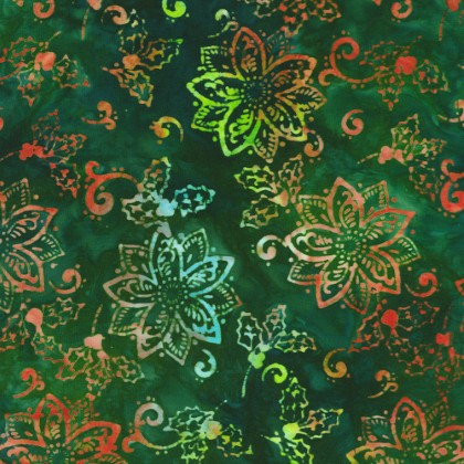 Robert Kaufman - Artisan Batiks: Christmas Cheer, Emerald