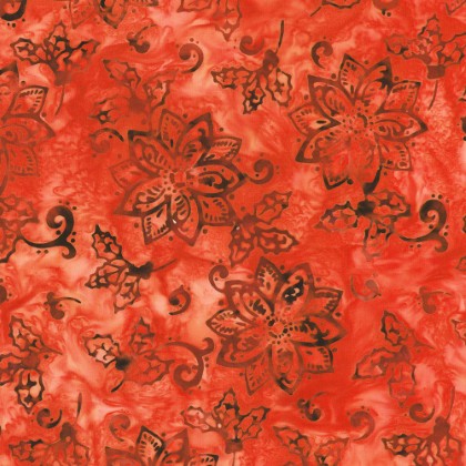 Robert Kaufman - Artisan Batiks: Christmas Cheer, Red