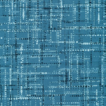 Robert Kaufman - Bundle Up Flannel - Abstract Lines, Denim