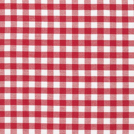 Robert Kaufman - Carolina Gingham - 1/4', Crimson