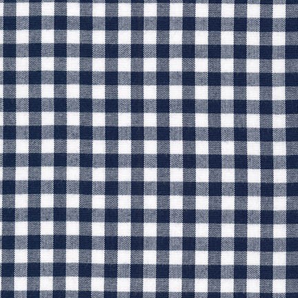 Robert Kaufman - Carolina Gingham - 1/4', Navy
