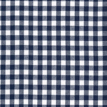 Robert Kaufman - Carolina Gingham - 1/4', Navy