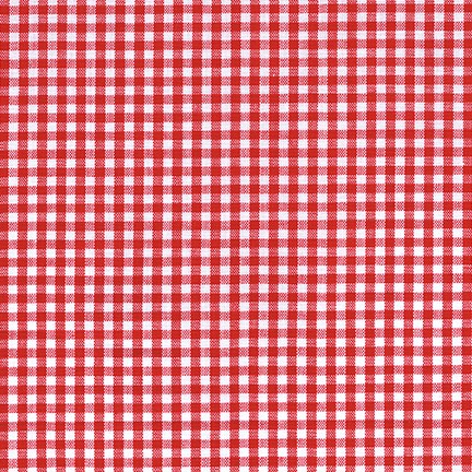 Robert Kaufman - Carolina Gingham - 1/8', Crimson