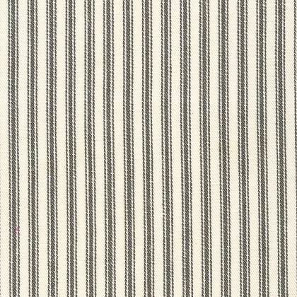 Robert Kaufman - Classic Ticking Stripe, Charcoal