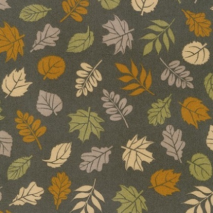 Robert Kaufman - Cozy Outdoors Flannel - Leaves, Taupe
