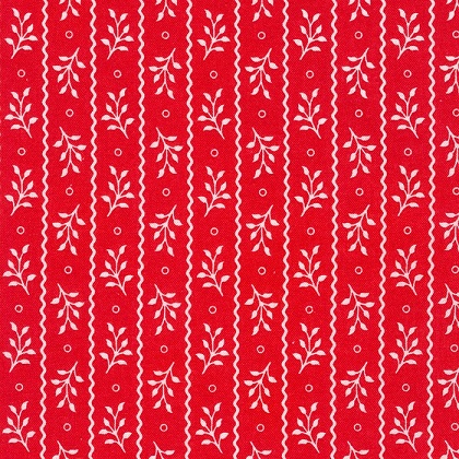 Robert Kaufman - Flowerhouse: Jubilee - Stripes, Red