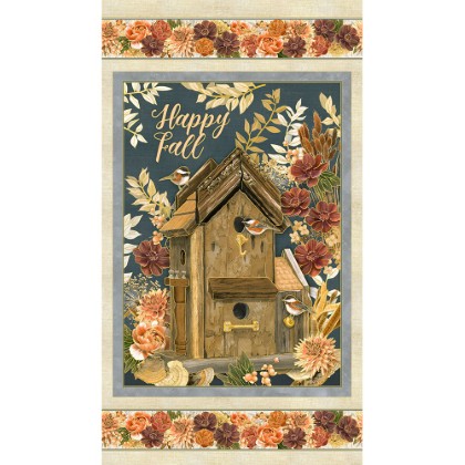 Robert Kaufman - Hello Fall - 24' Happy Fall Panel, Harvest