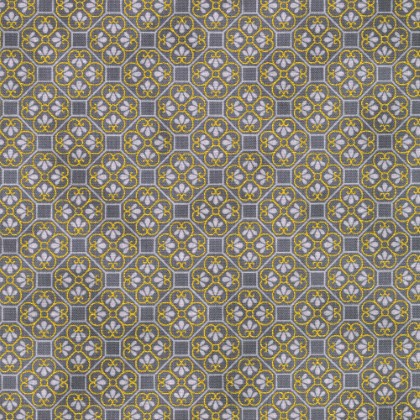 Robert Kaufman - Imperial Collection Honoka - Quatrefoil, Charcoal