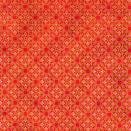 Robert Kaufman - Imperial Collection Honoka - Quatrefoil, Cherry