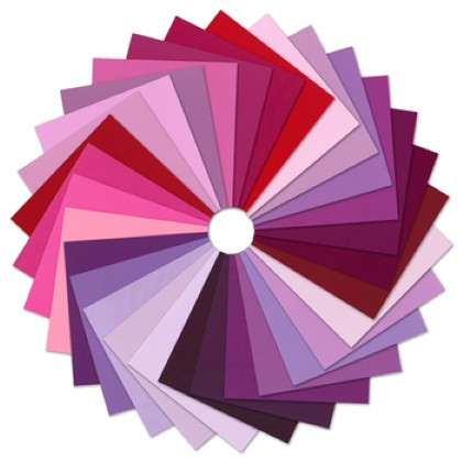 Robert Kaufman - KONA BOM: Color Patchwork Party, Amethyst