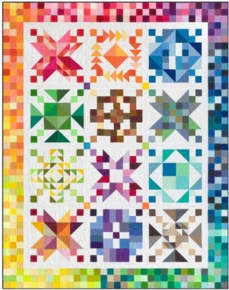 Robert Kaufman - KONA BOM: Color Patchwork Party Pattern Card Set