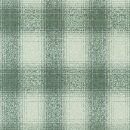 Robert Kaufman - Mammoth Flannel - Plaid, Sage