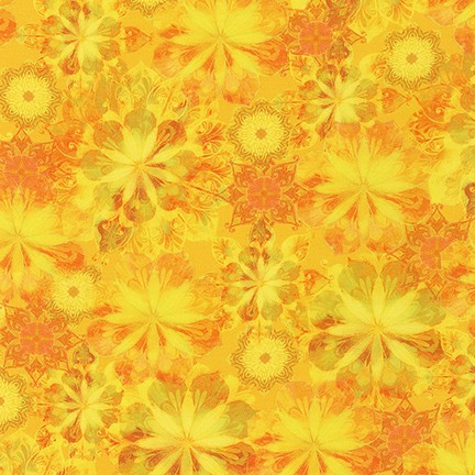 Robert Kaufman - Venice - Floral, Yellow