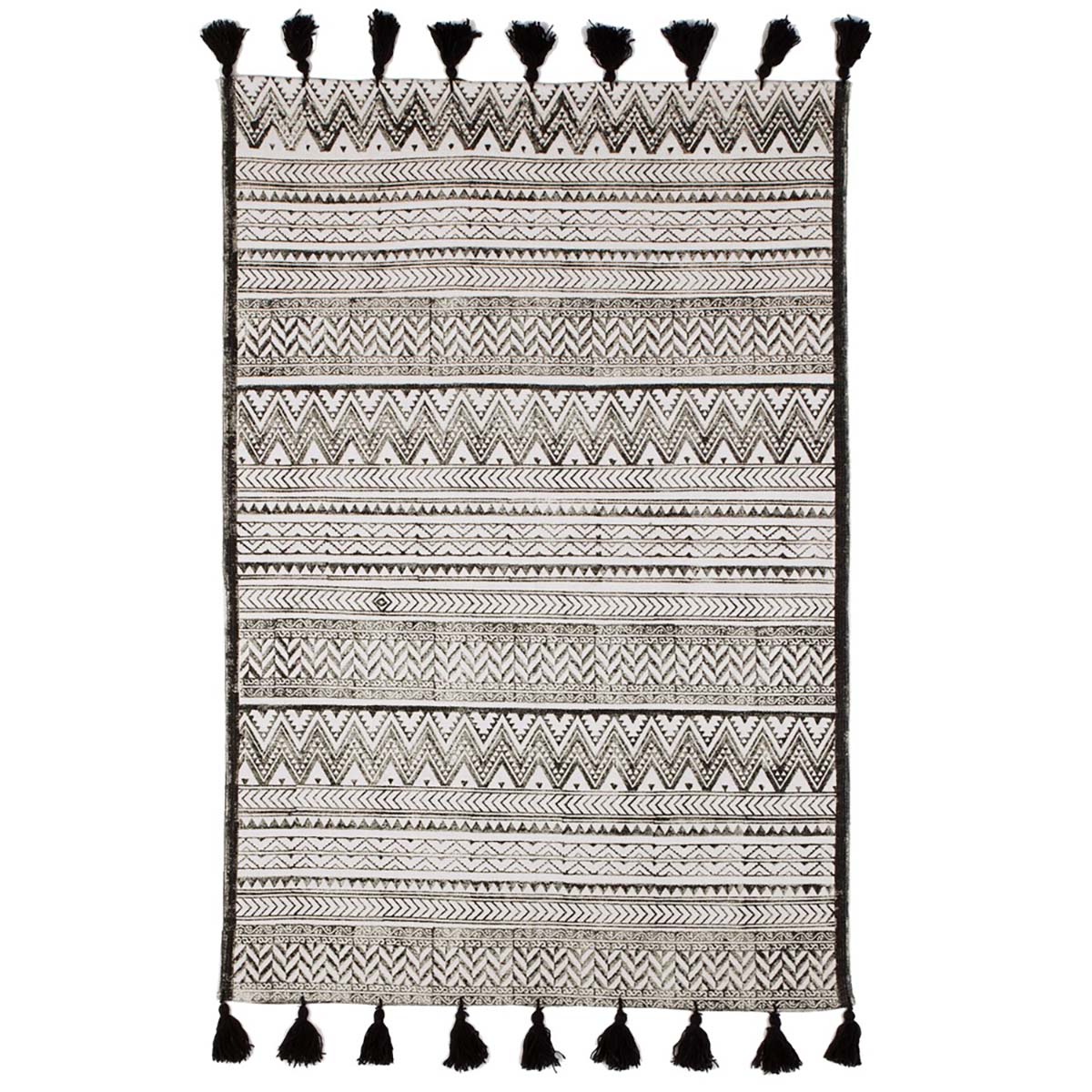 Rug - Black & White Print