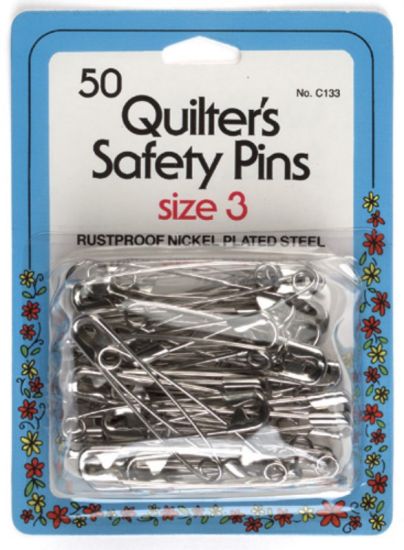 SAFETY  PINS - QUILTER SIZE 3