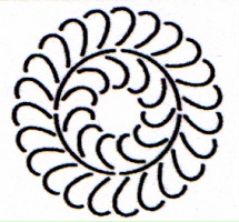 STENCIL - LEAF CIRCLE