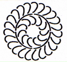 STENCIL - LEAF CIRCLE