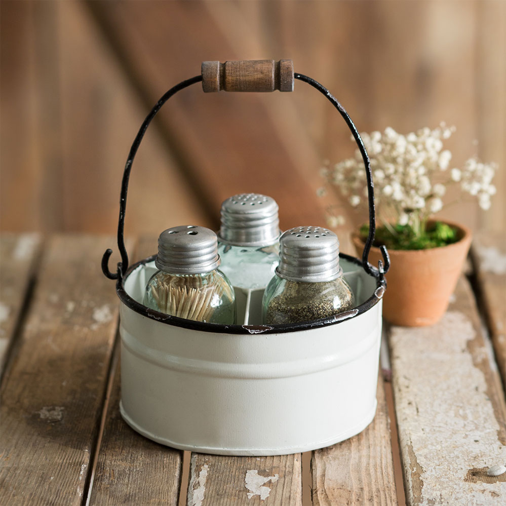 Salt & Pepper - Round Bucket