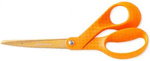 Scissors - 8' Fiskars - Titanium Nitrate - Resists Wear & Scratches