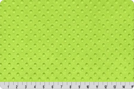 Shannon Fabrics - Cuddle Dimple, Dark Lime