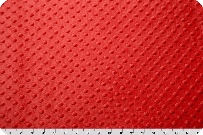 Shannon Fabrics - Cuddle Dimple, Red