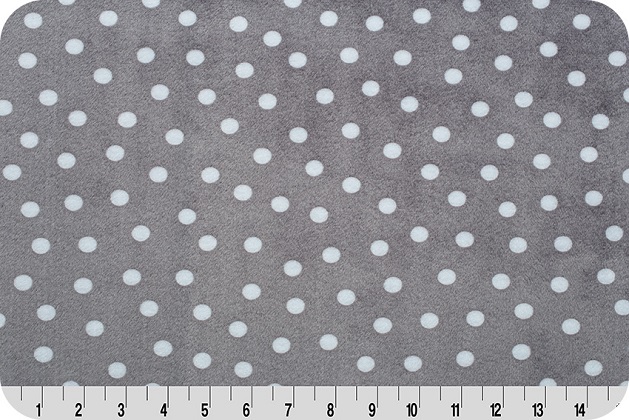 Shannon Fabrics - Cuddle Prints - Alotta Dots, Graphite