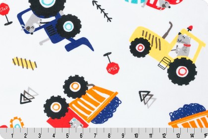 Shannon Fabrics - Cuddle Prints - Hard Hat, Royal