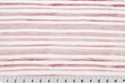 Shannon Fabrics - Cuddle Prints - Stripe, Rosewater
