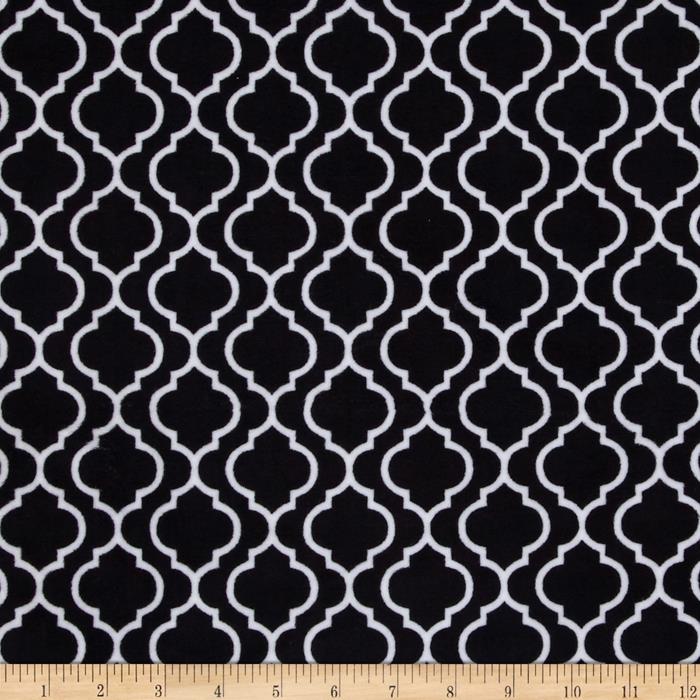 Shannon Fabrics - Cuddle Prints - Trellis, Black