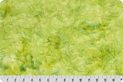 Shannon Fabrics - Luxe Cuddle - Galaxy, Limeade