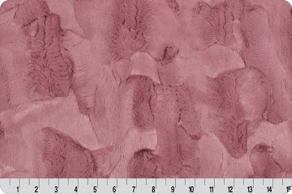 Shannon Fabrics - Luxe Cuddle - Marble, Wildrose