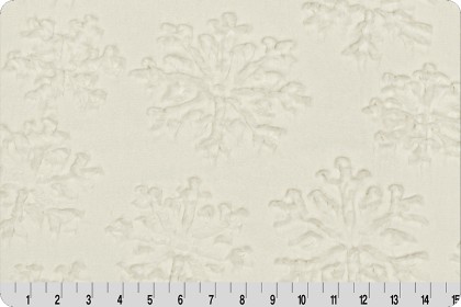 Shannon Fabrics - Luxe Cuddle - Snowflake, Natural