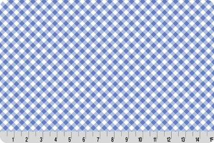 Shannon Fabrics - Quilting Cuddle - Cottage Rose Lane - Gingham, Blue Bonnet