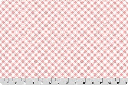 Shannon Fabrics - Quilting Cuddle - Cottage Rose Lane - Gingham, Seashell