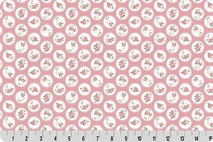 Shannon Fabrics - Quilting Cuddle - Cottage Rose Lane - Windsor, Seashell