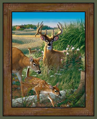 Springs Creative - Feast in the Valley - 36' Deer Wall Panel, Multi