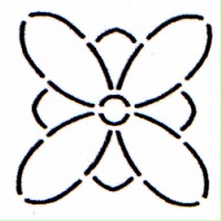 Stencil - Star Flower - 5' Square