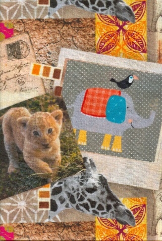 Stof France - - Safari Animal Patches, Multi