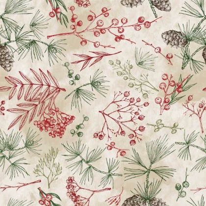 Studio E - 108' Good Natured - Tree Bits, Christmas