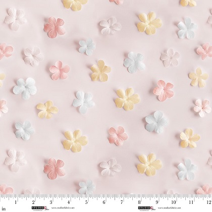 Studio E - Another Dimension - Sweet Paper Flowers, Champagne