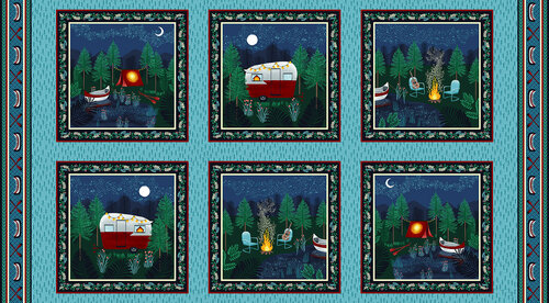 Studio E - Beneath The Stars - 24' Panel, Midnight Blue