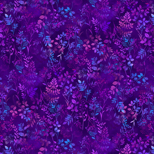 Studio E - Butterfly Bliss - Mini Wildflowers, Deep Purple