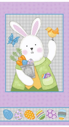 Studio E - Happy Spring - 24' Bunny Panel, Multi