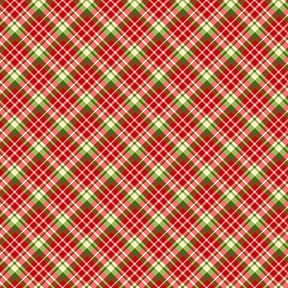 Studio E - Holly Berry Park - Plaid, Cream